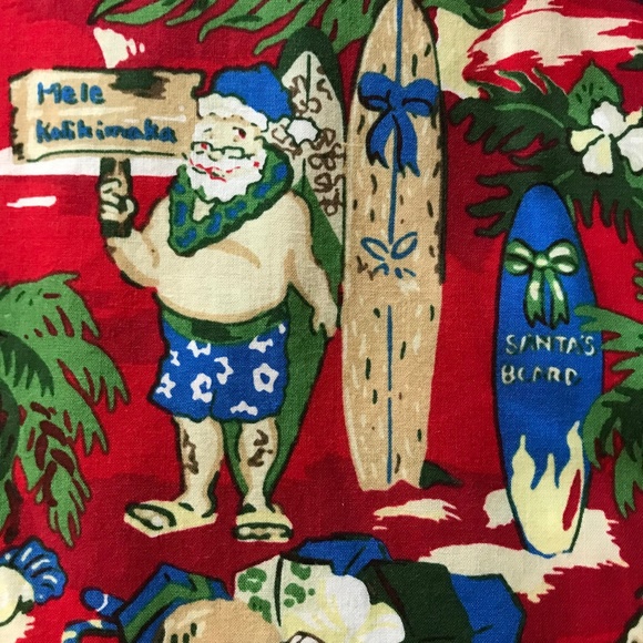 KALAHEO Hawaiian Shirt Christmas Aloha Wear Sz XXL - Picture 8 of 8